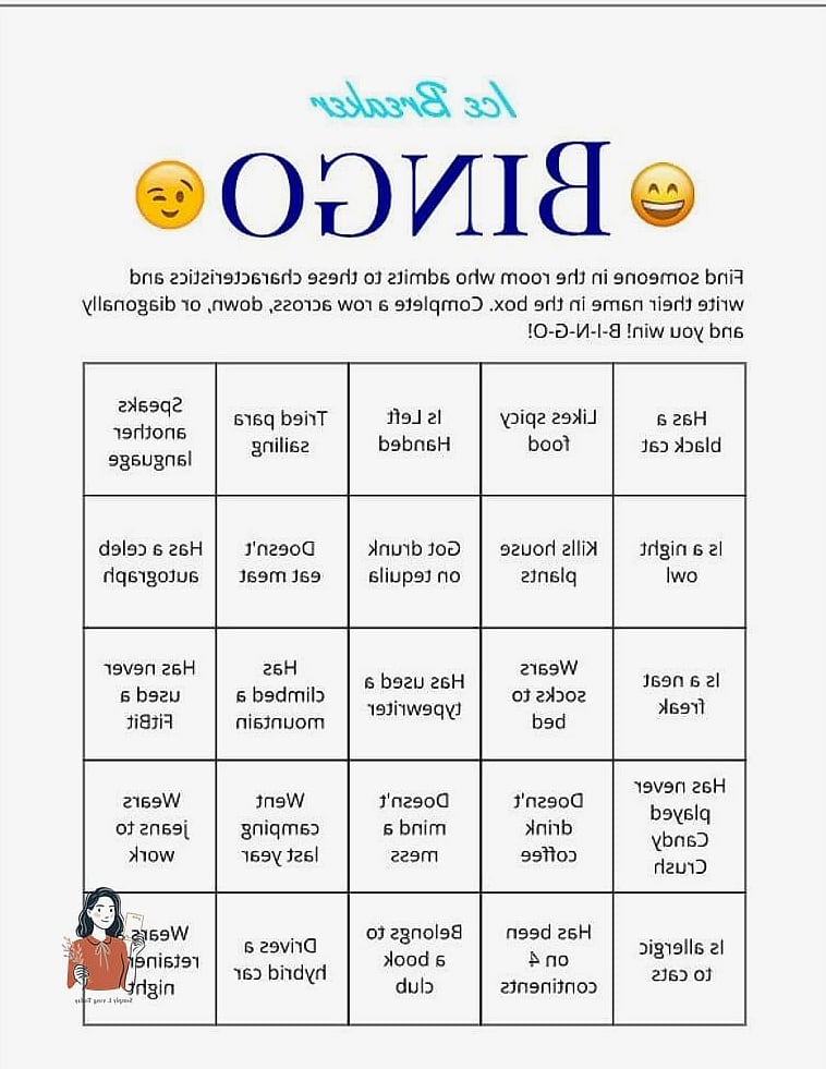 20 Hilarious Ice Breaker Games For Adults You Need to Try Right Now 18 The Icebreaker Bingo Card Swap