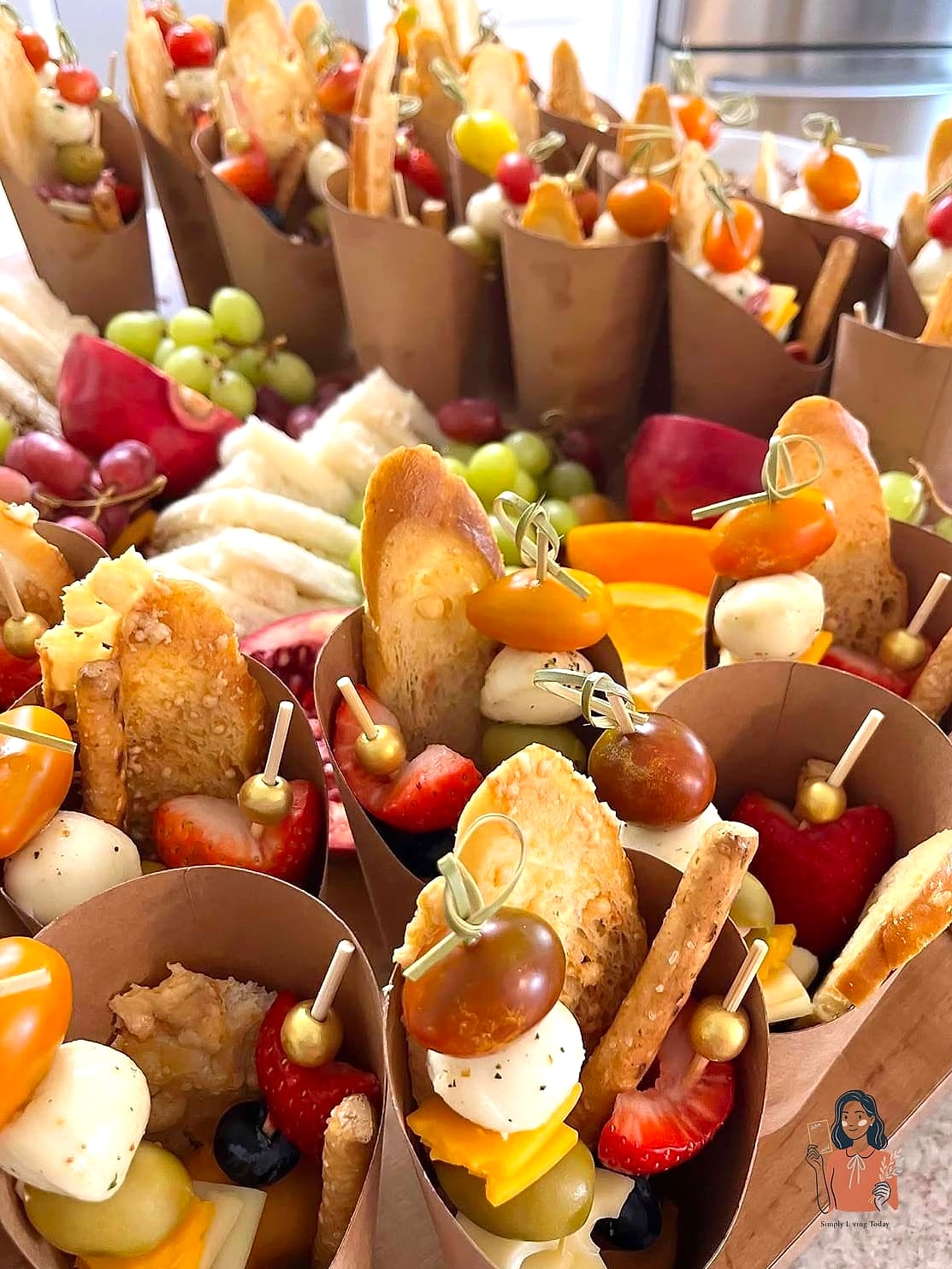 25 Unforgettable Party Food Ideas That Are Totally Pinterest-Worthy 20 Individual Charcuterie Boards on Slate