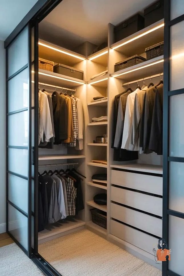 Install Slim Velvet Hangers Throughout