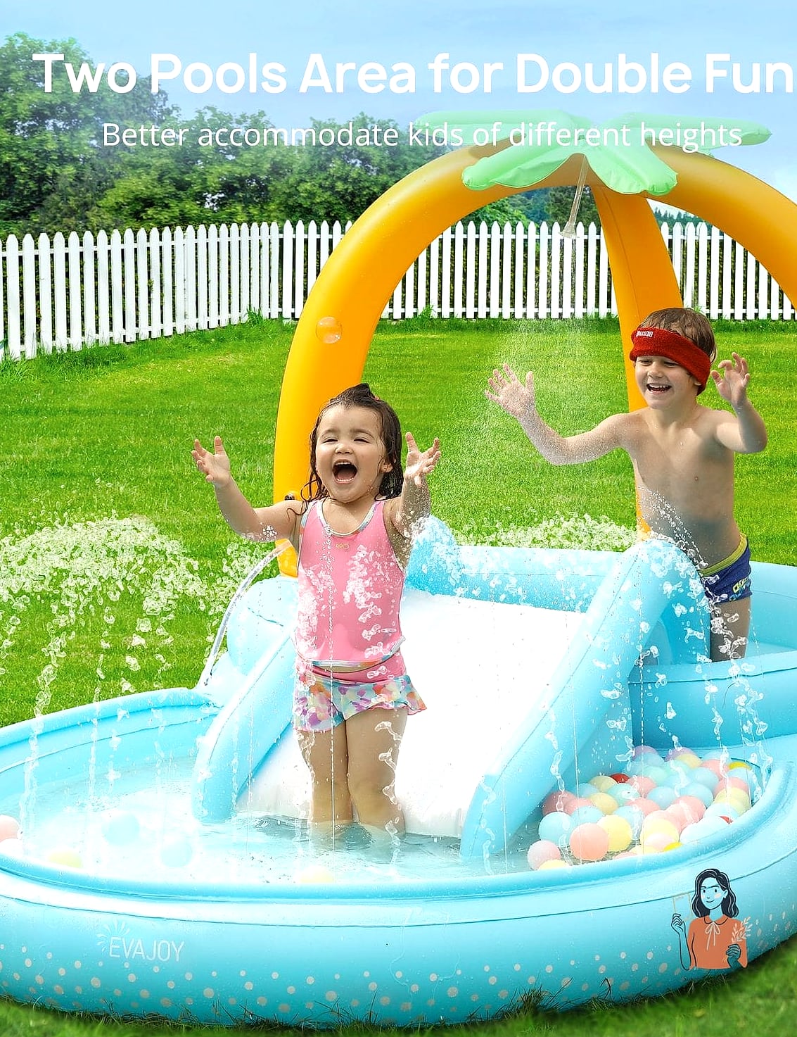 Kiddie Pool Bobbing for Toys