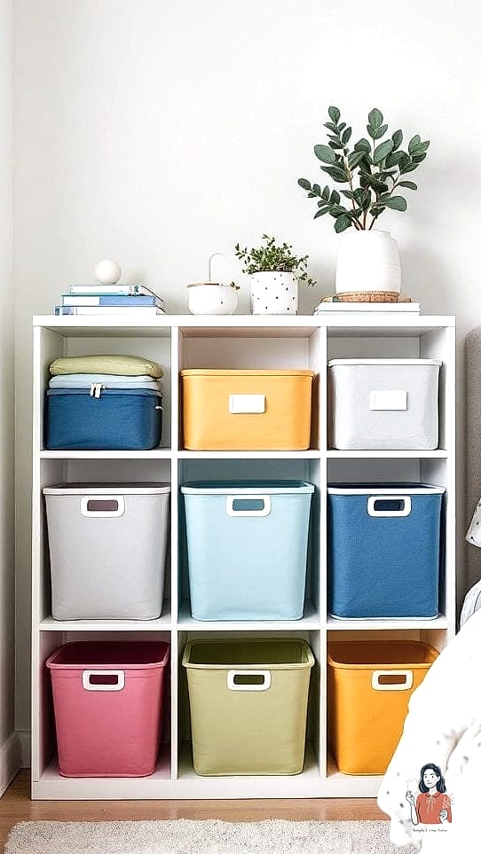 22 Genius Bedroom Organization Tips That Will Change Your Life 15 Label Bins and Baskets So You Actually Use the System