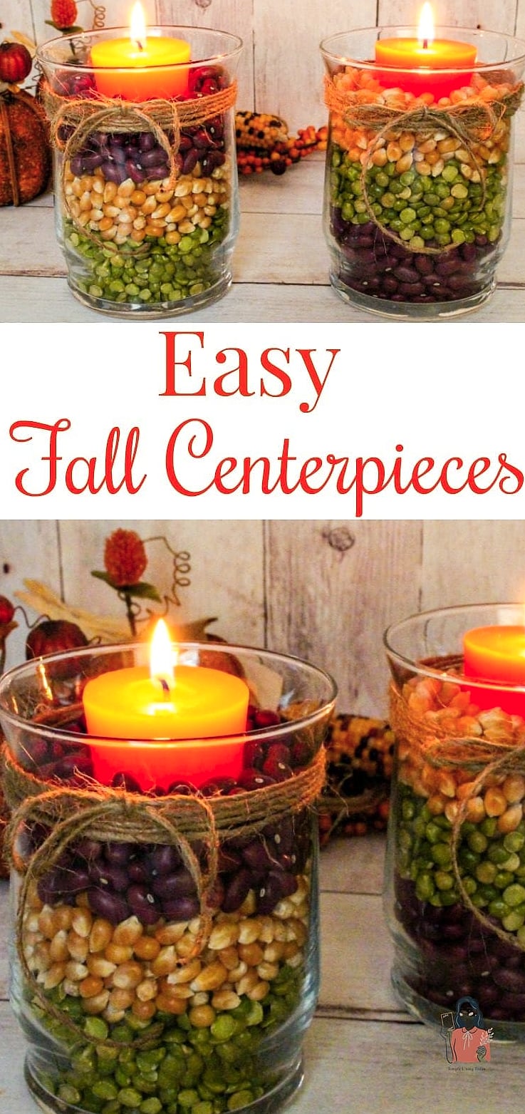 Layered Candle and Foliage Centerpiece