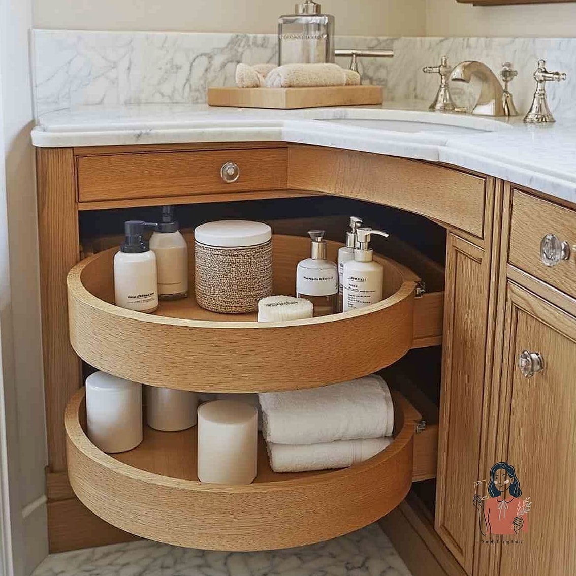 Lazy Susan Turntable for Corners
