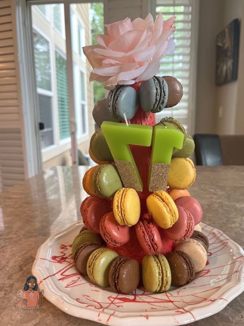 25 Unforgettable Party Food Ideas That Are Totally Pinterest-Worthy 9 Macaron Tower