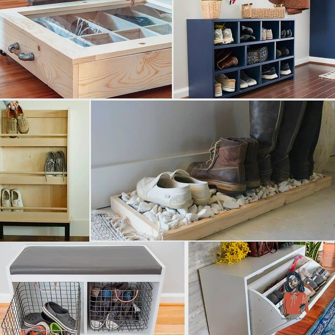 22 Brilliant DIY Shoe Rack Ideas to Finally Organize Your Closet 22 Magazine Rack Repurpose