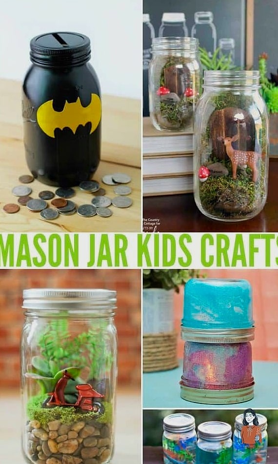 Mason Jar Wall Rack for Kids' Shoes