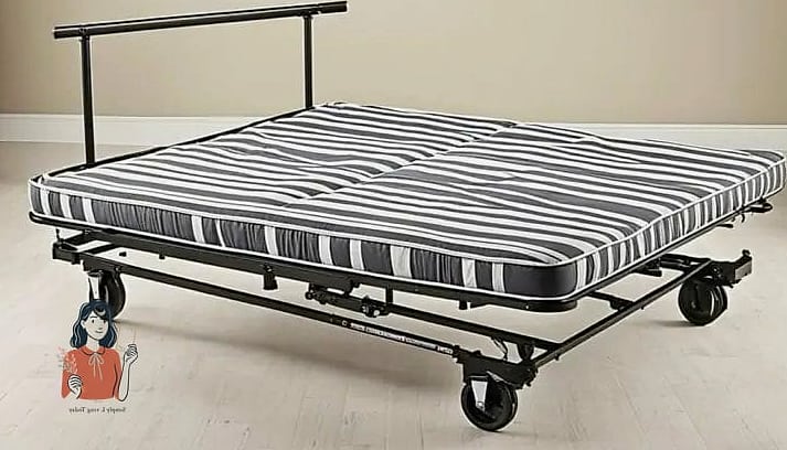 22 Creative Rolling Under Bed Storage Diy That Will Transform Your Space 17 Metal Frame Rolling Bin With Fabric Liner