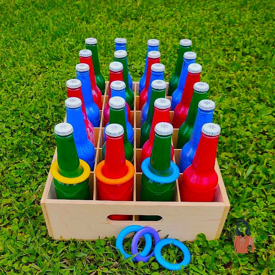 Milk Bottle Ring Toss