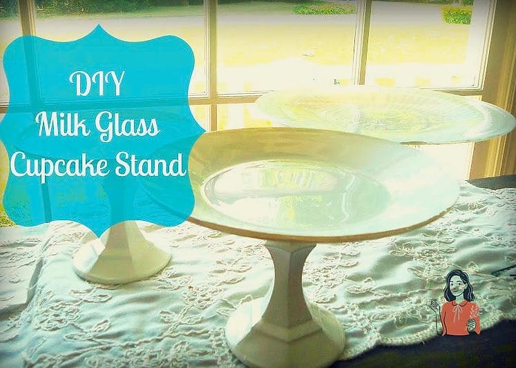 30 Simple Diy Cupcake Stand That Are Going Viral on Pinterest 22 Milk Glass Compote Stack
