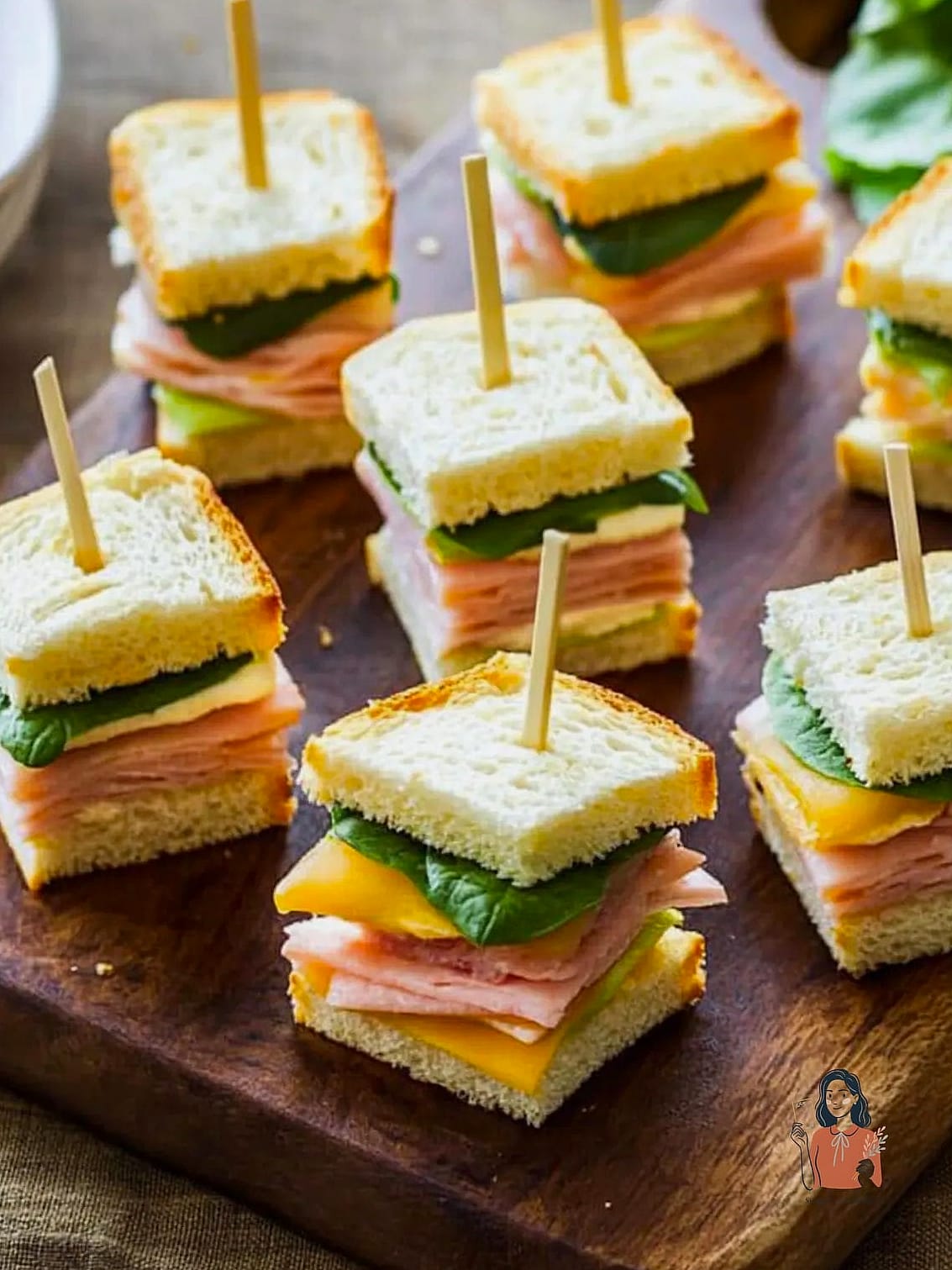 25 Adorable Party Food Platters for the Best Party Ever 4 Mini Sandwich Tower