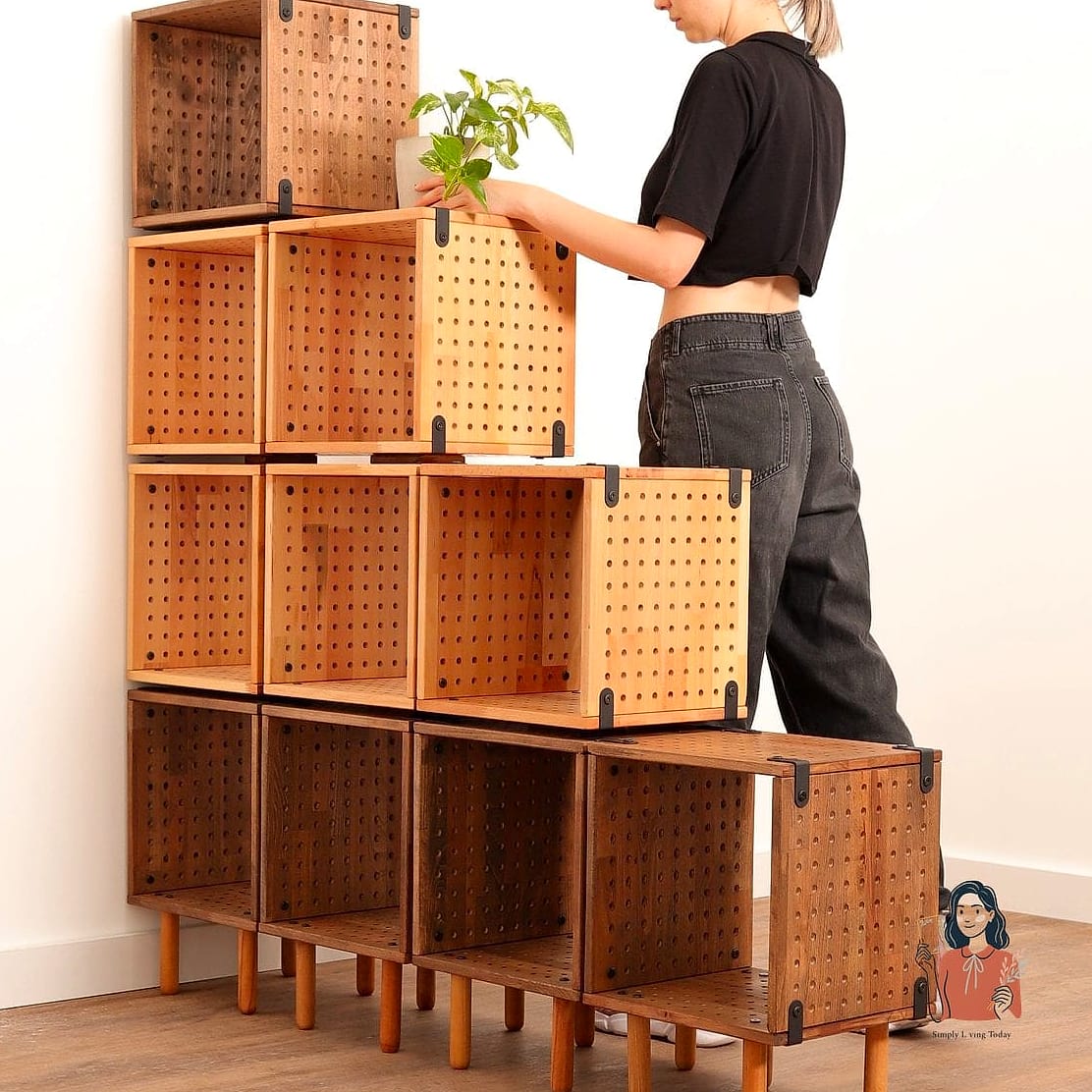 21 Clever Diy Bookshelf On a Budget 22 Modular Cube Bookshelf