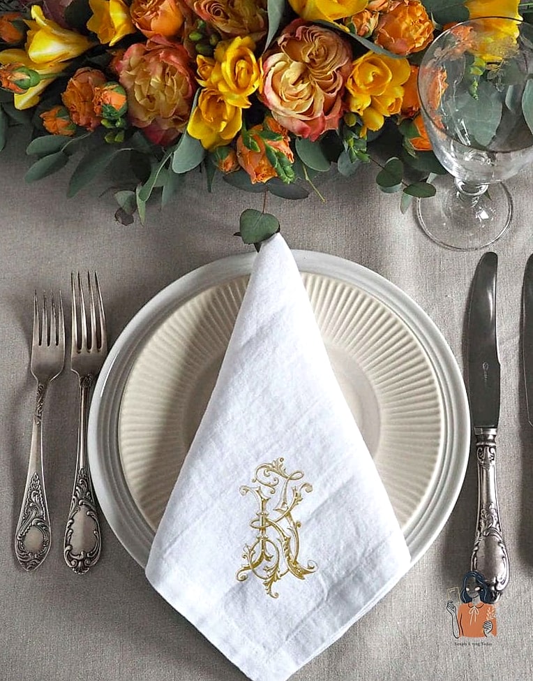 Monogrammed Napkin Rings