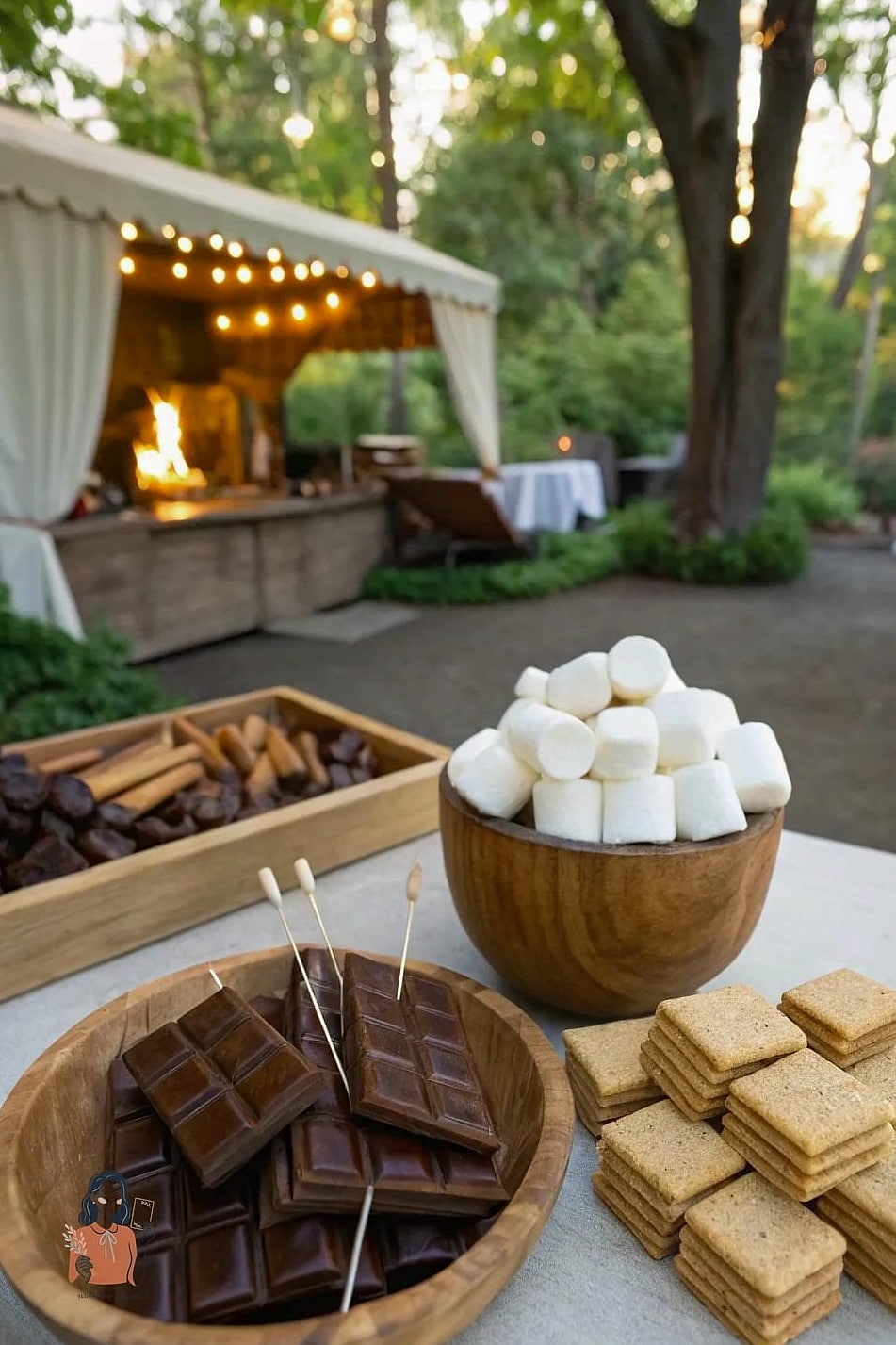 25 Unforgettable Party Food Ideas That Are Totally Pinterest-Worthy 10 S'mores Station for a Fall Gathering