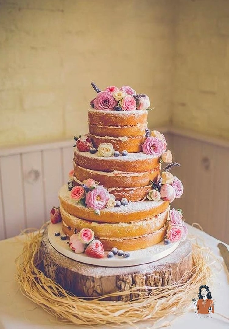 25 Unforgettable Party Food Ideas That Are Totally Pinterest-Worthy 26 Naked Cake With Fresh Berries