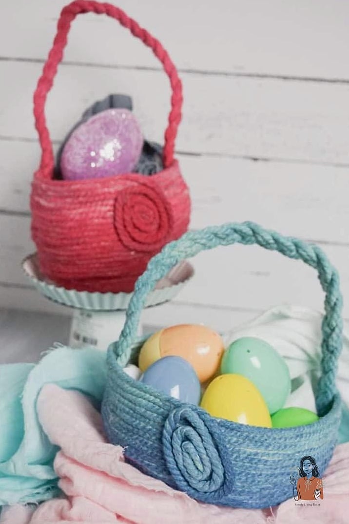 29 Amazing Diy Easter Basket That Will Transform Your Space 30 Ombre Dyed Basket