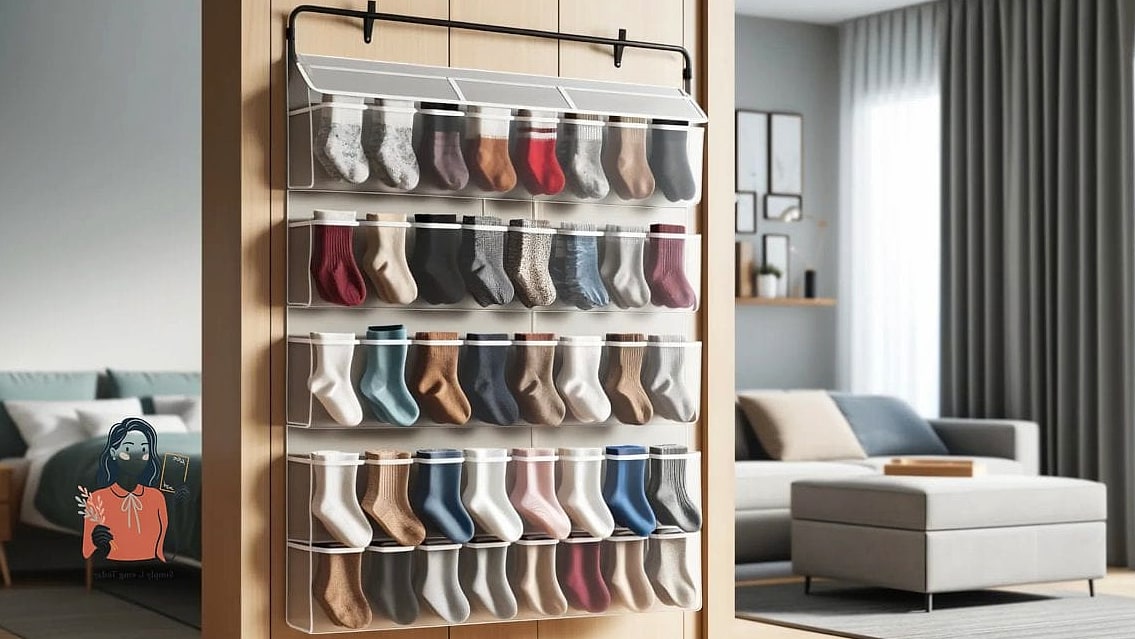 30 Genius Sock Storage That Will Change Your Life 8 Over-the-Door Shoe Organizer, Repurposed
