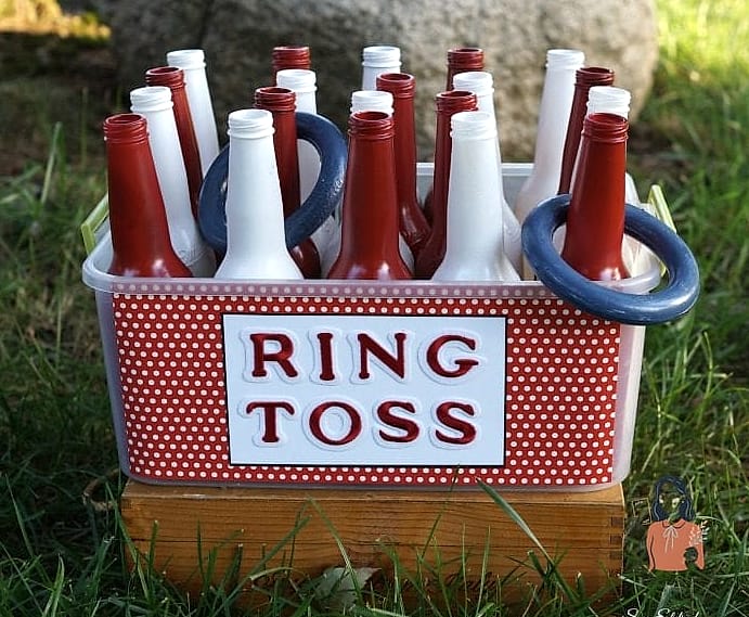 Painted Bottle Ring Toss