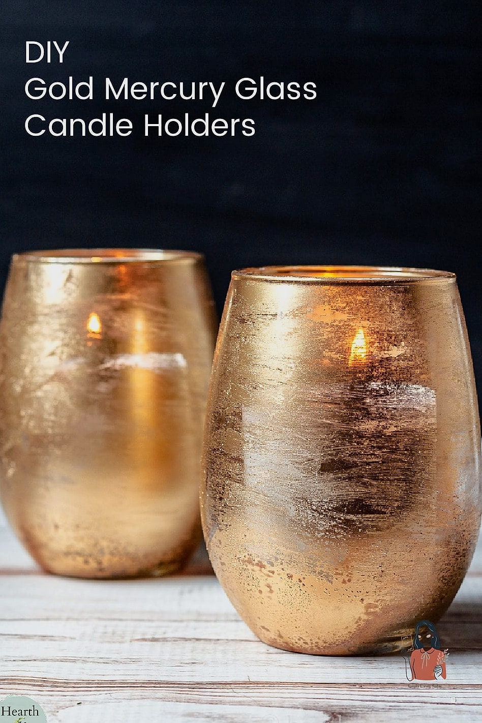 21 Easy Diy Candle Holders You Can Make This Weekend 13 Painted Mercury Glass Votives