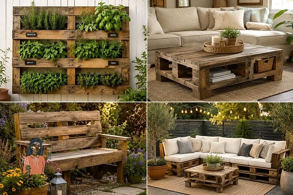 Pallet Wood Shoe Rack