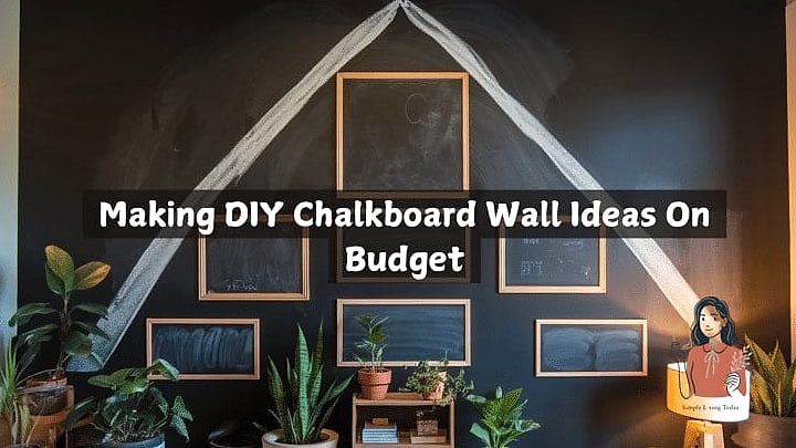 Pegboard With a Chalkboard Border