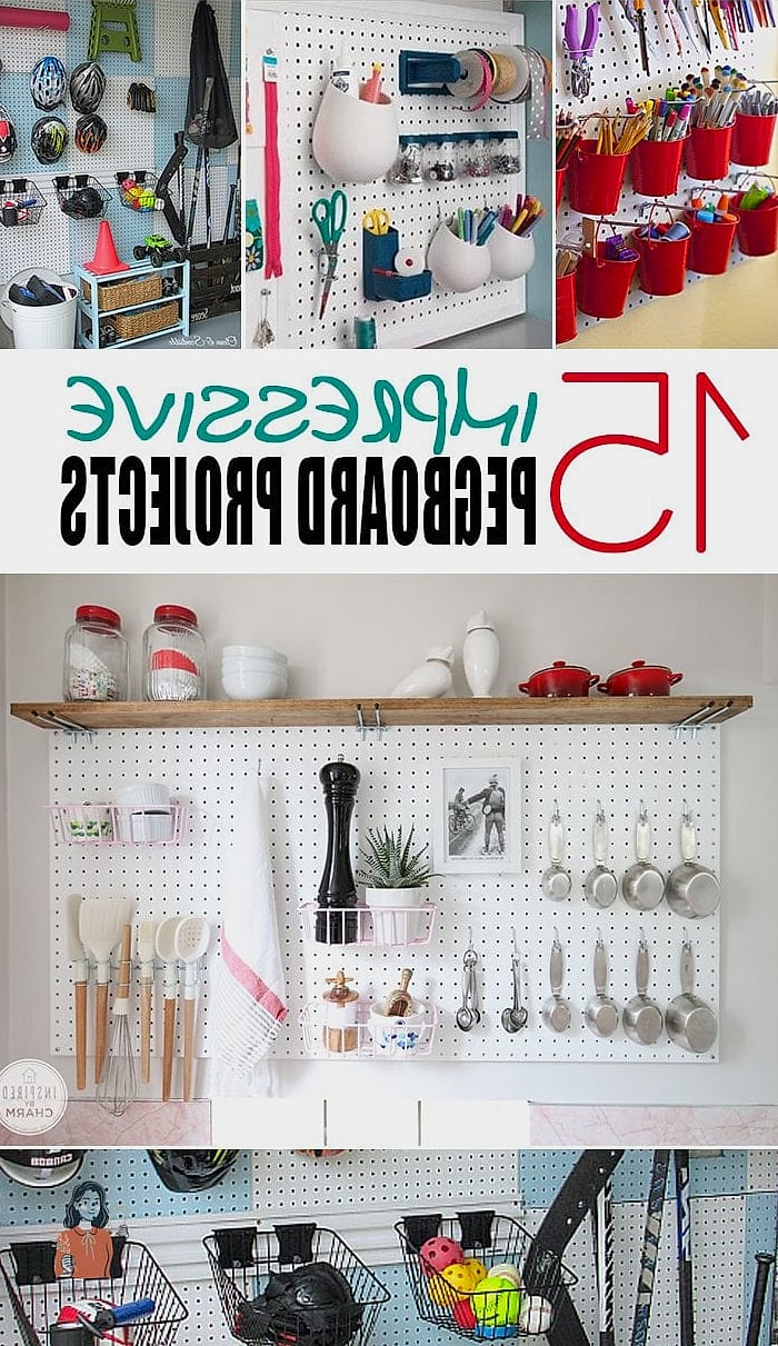 Pegboard Repurposed From an Old Shutter