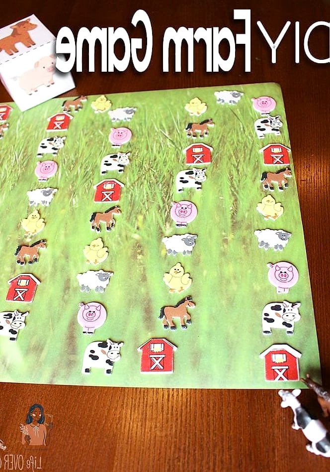 Printable Farm Animal Path Game