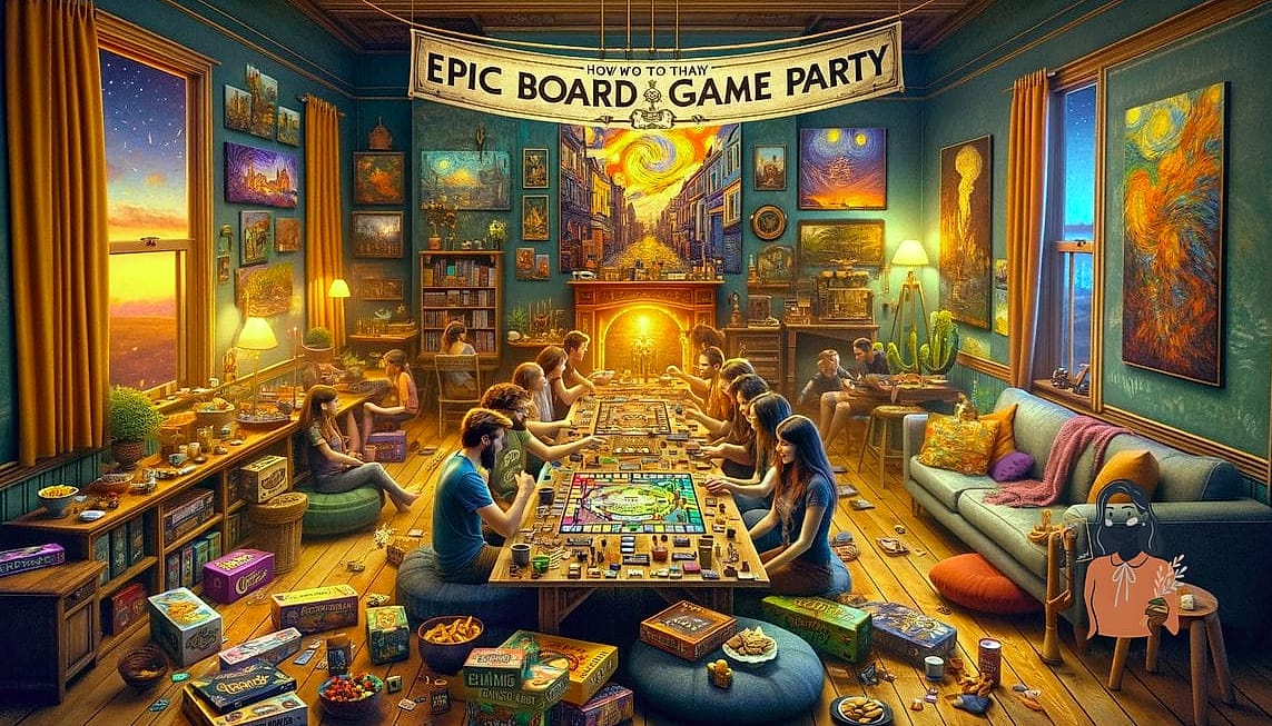 Printable Party Planning Board Game