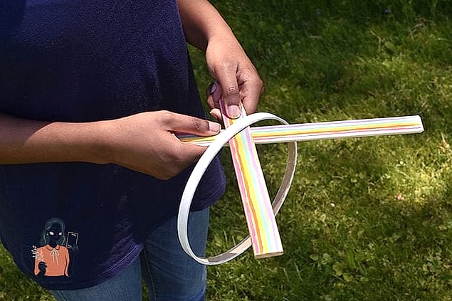 Rainbow Ribbon Ring Toss