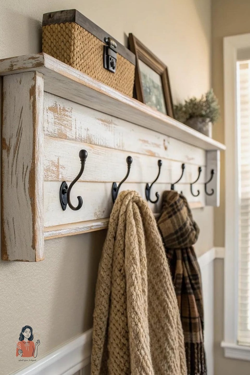 Repurposed Drawer Front Rack