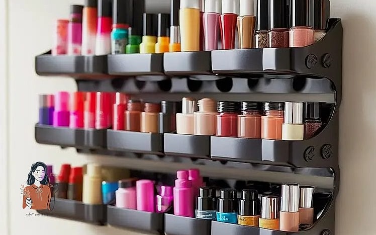 25 Gorgeous Makeup Organization Ideas Every Beauty Lover Needs 23 A Repurposed Spice Rack