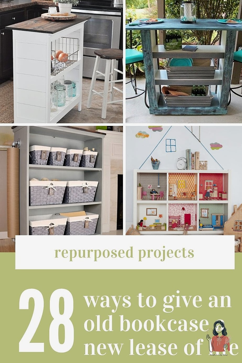 21 Clever Diy Bookshelf On a Budget 6 Repurposed Wooden Crate Bookshelf