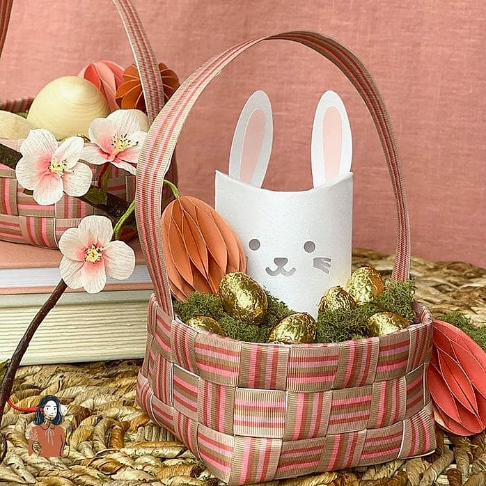 29 Amazing Diy Easter Basket That Will Transform Your Space 17 Ribbon-Woven Wire Basket