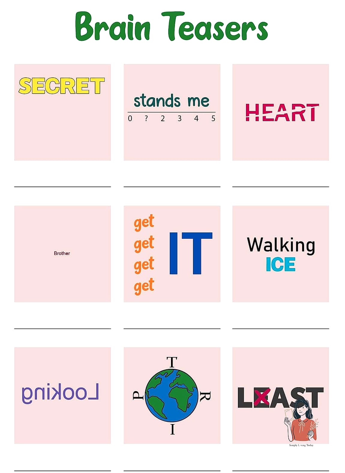 Riddle and Brain Teaser Pages