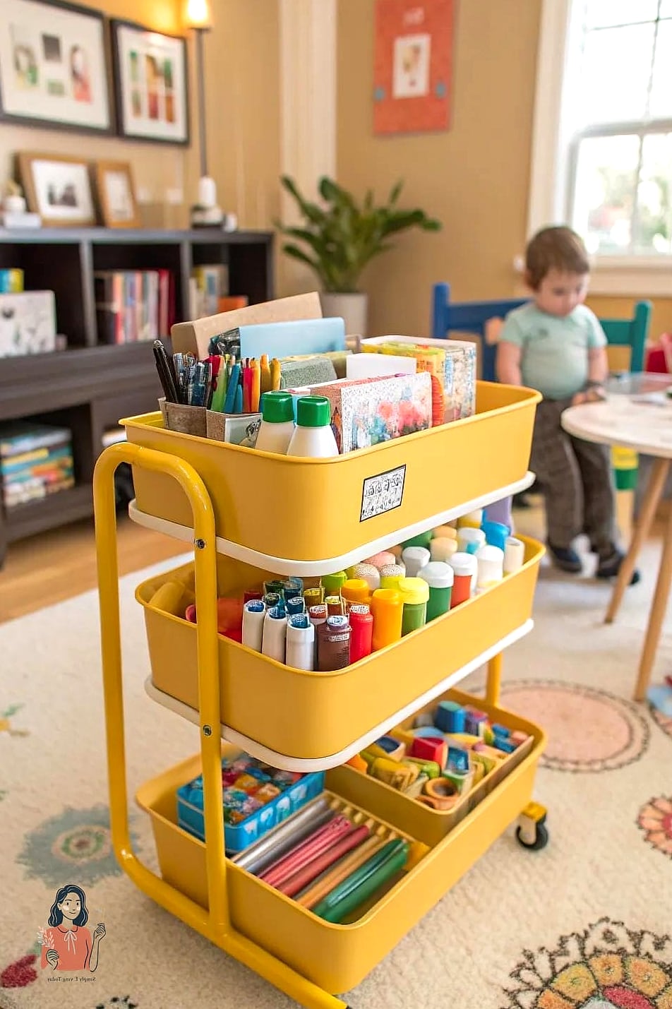 22 Creative Rolling Under Bed Storage Diy That Will Transform Your Space 16 Rolling Craft Supply Cart