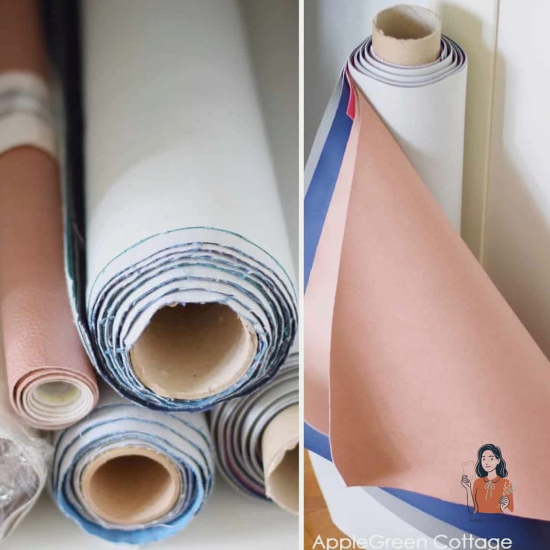 24 Smart Fabric Storage That Actually Work 6 Rolling Fabric on Cardboard Tubes