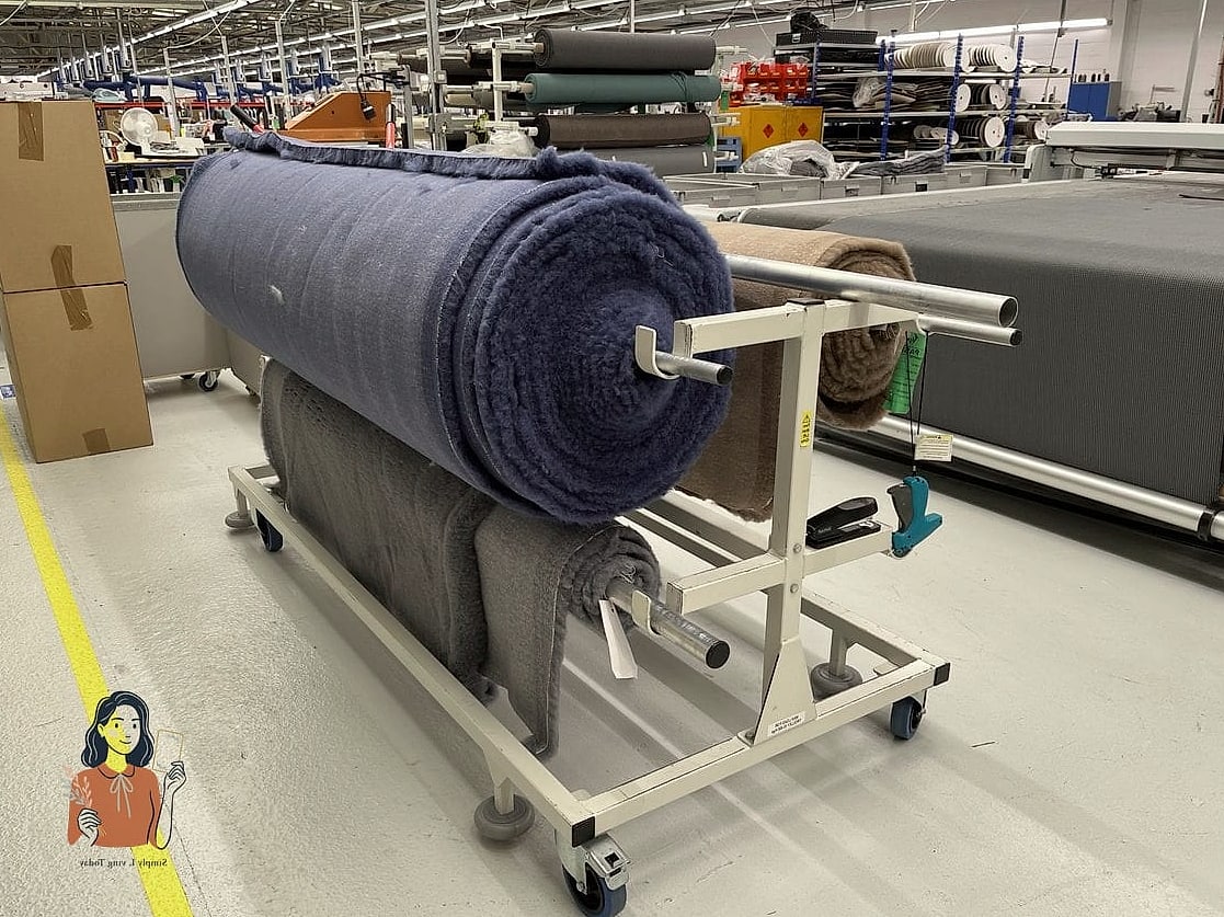 24 Smart Fabric Storage That Actually Work 17 A Rolling Fabric Bolt Rack