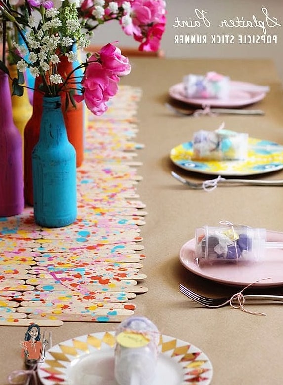 25 Incredible Party Decorations Worth Stealing Right Now 5 A Runner Made of Fresh Greenery