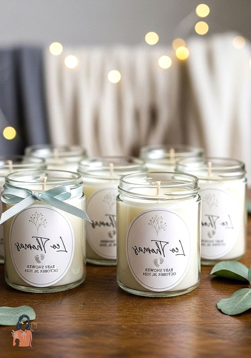 21 Unforgettable Baby Shower Prizes For Games That Are Totally Pinterest-Worthy 3 Scented Candles