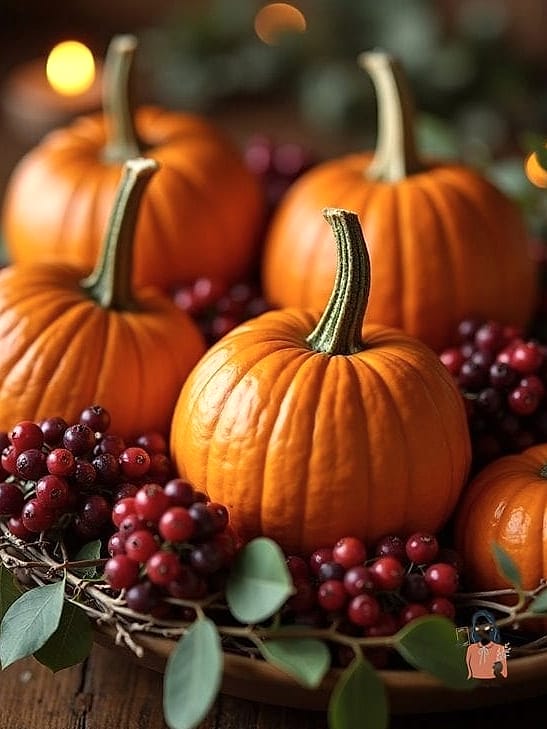 Seasonal Pumpkin and Gourd Arrangements