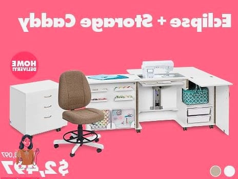 29 Life-changing Sewing Room Organization to Try This Weekend 7 Set Up a Rolling Cart for Supplies
