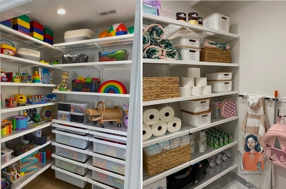 25 Brilliant Basement Organization Tips to Reclaim Your Space 9 Set Up a Wrapping Paper and Gift Station