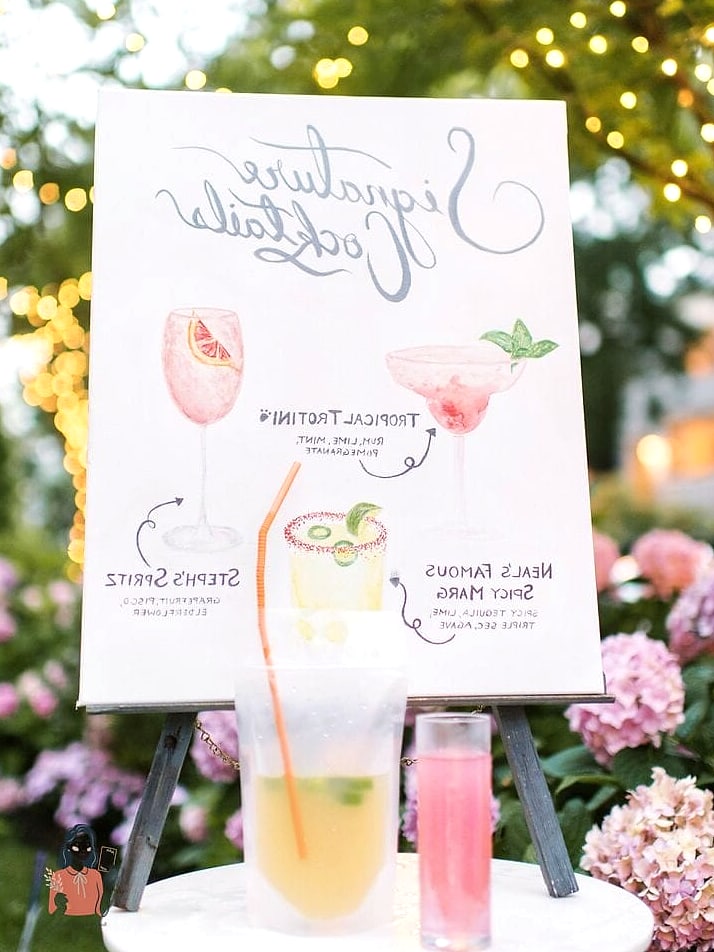 28 Unforgettable Wedding Games That Are Totally Pinterest-Worthy 16 Signature Cocktail Naming Contest