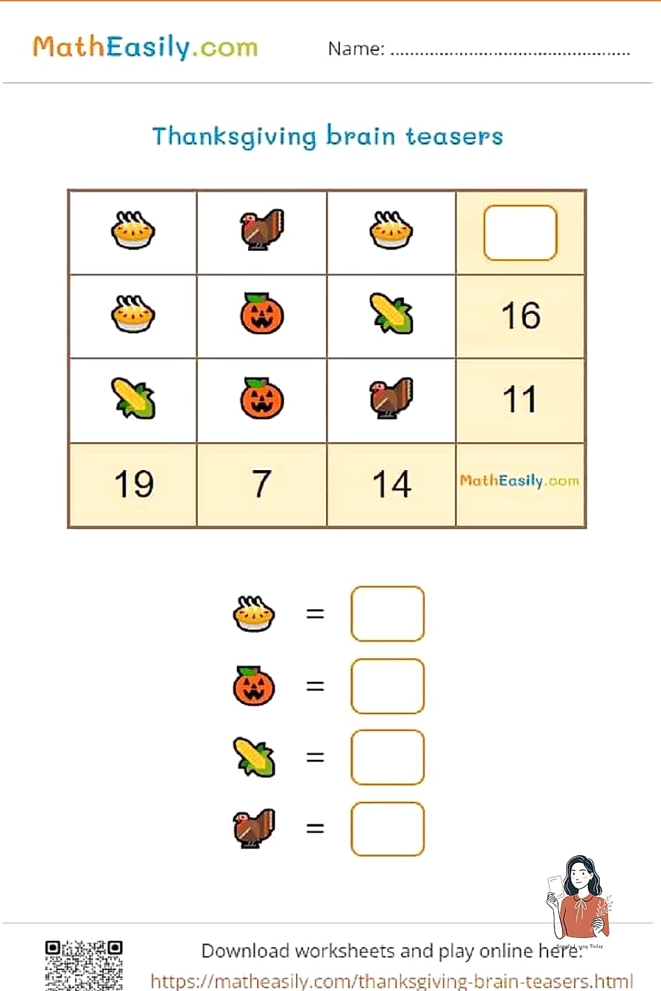 Simple Math Puzzles