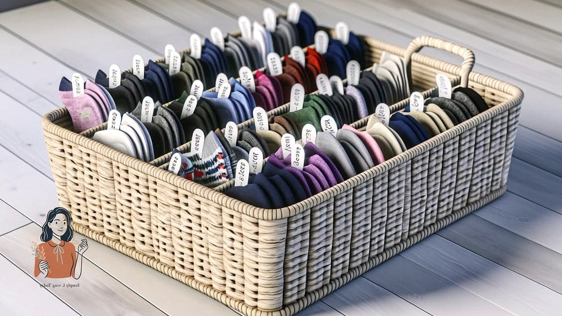 30 Genius Sock Storage That Will Change Your Life 31 The Single Basket Catch-All for Minimalists