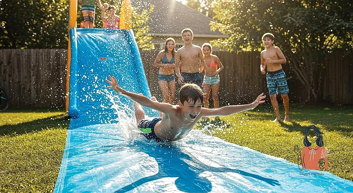 25 Summer Games That Will Make This the Best Summer Ever 5 Slip and Slide Relay