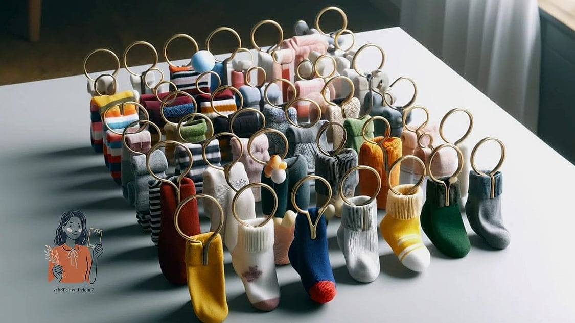 30 Genius Sock Storage That Will Change Your Life 9 Sock Clips or Rings for Laundry Day