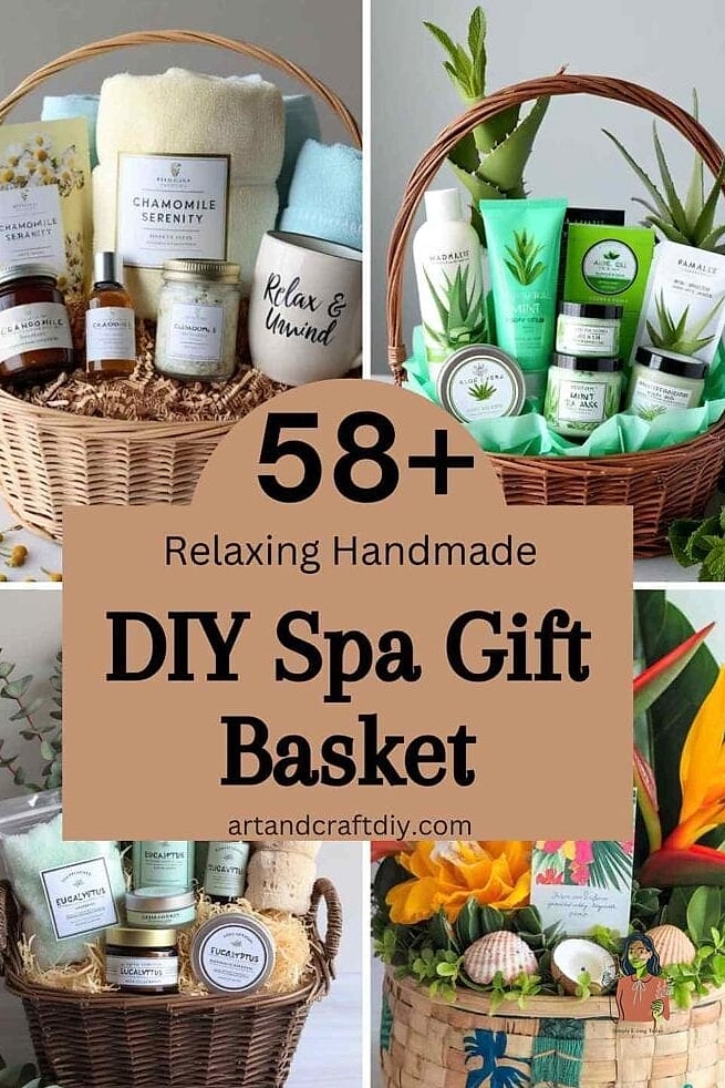 20 Clever Diy Gift Basket Ideas On a Budget 4 The Spa Day at Home Basket