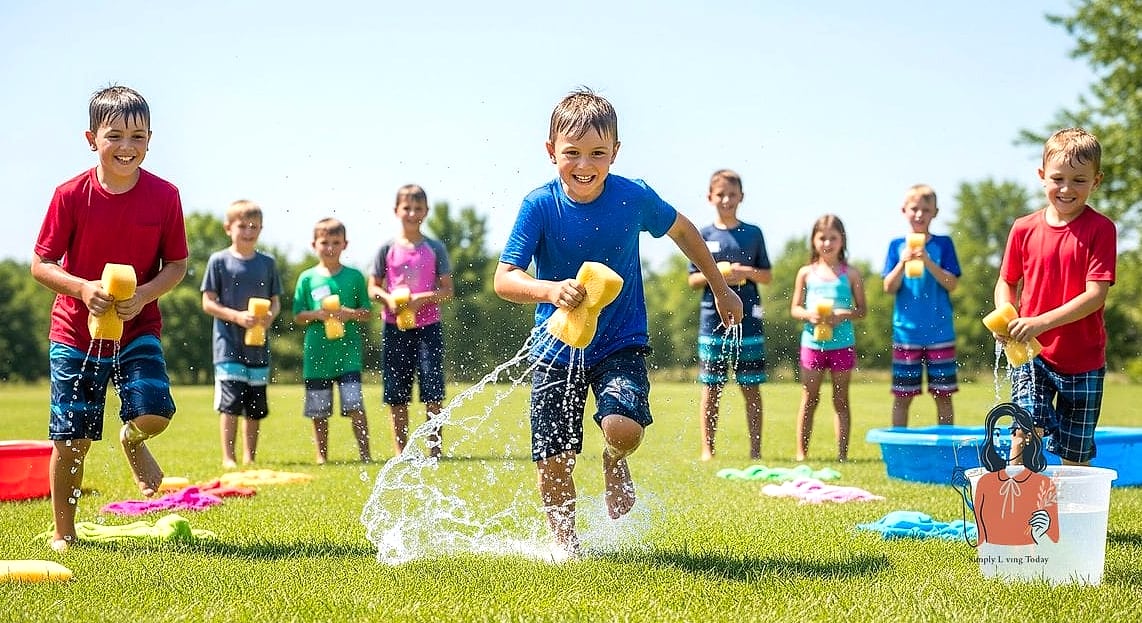Sponge Relay Race