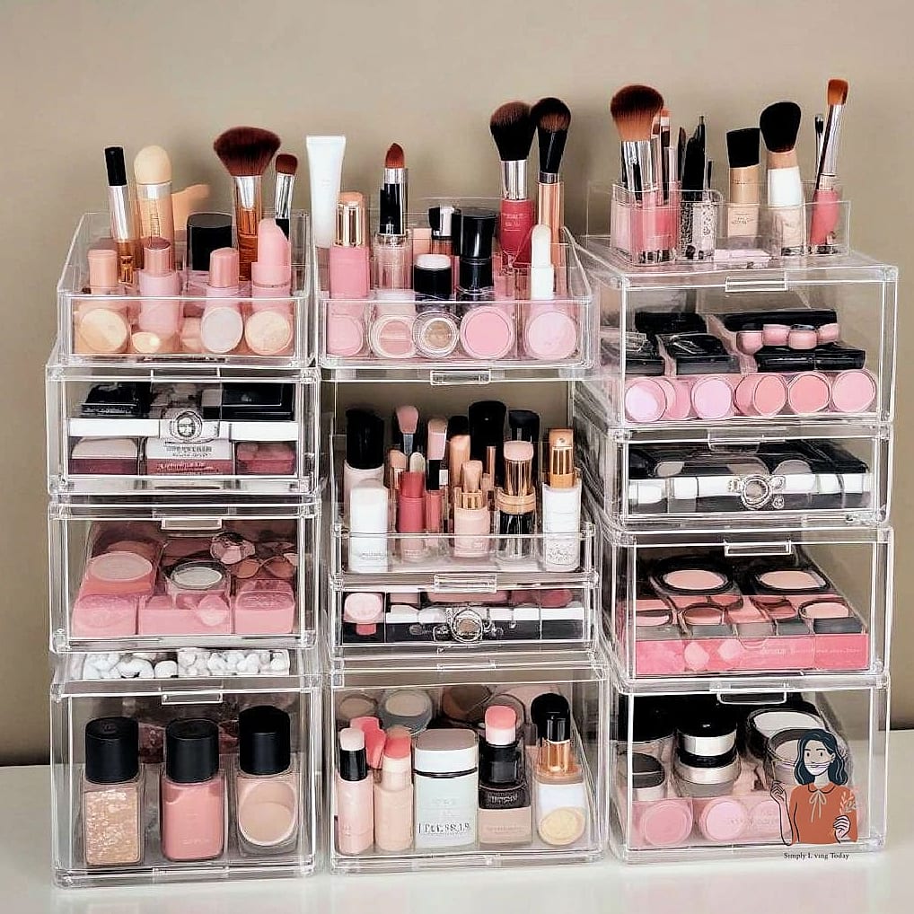 30 Genius Diy Makeup Organizer That Look Professional 21 Stackable Bins for Under-Sink Storage