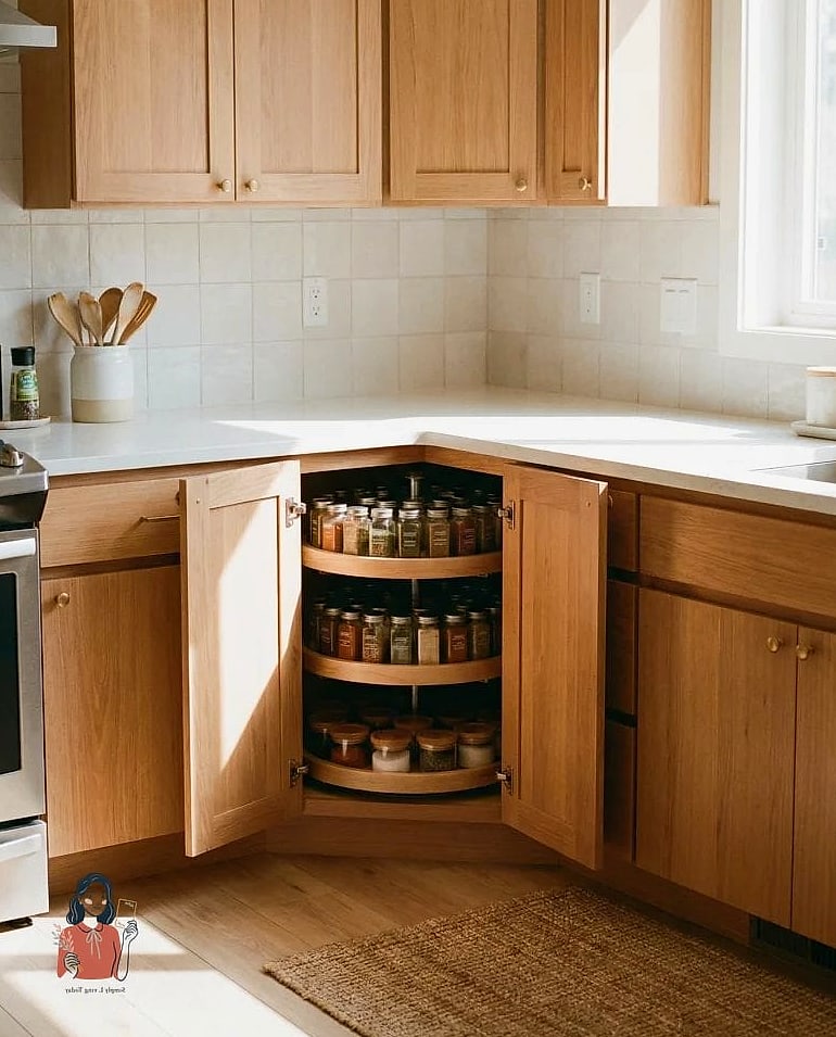 28 Brilliant Corner Cabinet Organization Worth Pinning Immediately 20 Stackable Turntables for Canned Beverages